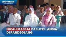 DKM Masjid Gelar Nikah Massal di Pandeglang, Pesertanya Pasutri Lansia