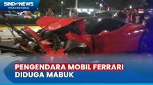 Kecelakaan di Senayan, Mobil Ferrari Tabrak Sejumlah Kendaraan