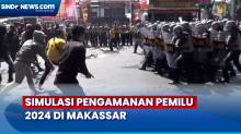 Polisi Ledakkan Tas yang Diduga Berisi Bom saat Simulasi Pengamanan Pemilu di Makassar