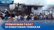 Rumah Padat Penduduk di Kemayoran Terbakar, 19 Unit Damkar Diterjunkan