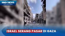 Israel Serang Pasar di Gaza, 10 Orang Tewas