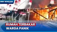 Rumah Terbakar Hebat, 17 Unit Mobil Pemadam Diterjunkan di Lubang Buaya