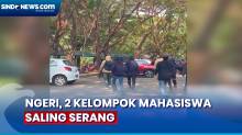 Kenakan Topeng, 2 Kelompok Mahasiswa Saling Serang di Kampus UMI Makassar