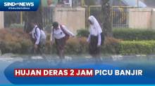 Hujan Deras 2 Jam Picu Banjir, Rumah dan Warung Terendam di Agam