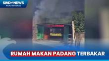Rumah Makan Padang dan 2 Unit Sepeda Motor di Cilincing Hangus Terbakar