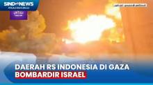Inilah Detik-Detik Pesawat Tempur Israel Bombardir Sekitar RS Indonesia di Gaza