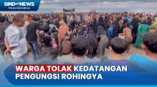 Warga Aceh Utara Tolak Kedatangan Ratusan Pengungsi Rohingya di Pantai Ule Madon