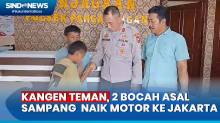 2 Bocah Asal Sampang Nekat Naik Motor ke Jakarta Bermodal Rp100 Ribu