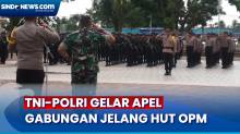 TNI-Polri Gelar Apel Gabungan dan Petakan Daerah Rawan Gangguan Jelang HUT OPM