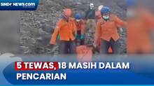 Update Erupsi Gunung Marapi, BPBD: 75 Pendaki Terdampak, 18 Masih dalam Pencarian