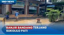 Banjir Bandang Terjang Sukolilo Pati, 4 Rumah dan Sejumlah Ruko Tergenang