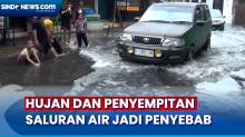 Hujan Deras dan Penyempitan Saluran Air, Kawasan Kebon Jeruk Terendam Banjir