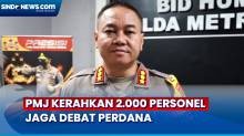 Jelang Debat Capres-Cawapres Perdana, Polda Metro Jaya Kerahkan 2.000 Personel