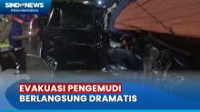 Mobil Tabrak dan Tersangkut Kolong Truk di Ruas Tol Dalam Kota, Sopir Diduga Mengantuk
