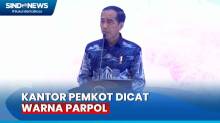 Jokowi Singgung Banyak Kantor Pemkot Dicat Warna Parpol