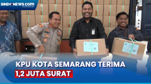 1,2 Juta Surat Suara DPRD Provinsi Jateng Tiba di KPU Kota Semarang