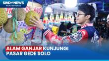 Alam Ganjar Kunjungi Pasar Gede Solo Nikmati Kuliner di Festival Jajanan UMKM
