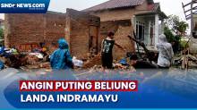 Puluhan Rumah Warga Rusak dan Hancur akibat Angin Puting Beliung di Indramayu