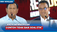 Anies Singgung Persoalan Etik, Prabowo: Anda Menyesatkan