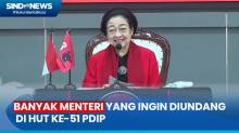 Megawati Sapa Wapres Maruf di HUT PDIP ke-51 PDIP: yang Bersedia Hadir