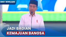 Jokowi Ajak Santri Gunakan Hak Pilihnya pada Pemilu 2024