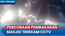 Aksi Percobaan Pembakaran Masjid di Jakarta Utara Terekam CCTV
