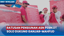 Ratusan Pensiunan ASN Mantan Anak Buah Jokowi di Pemkot Solo Deklarasi Dukung Ganjar-Mahfud