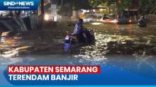 Banjir Setinggi 70 Cm Merendam Jalur Ungaran Kabupaten Semarang