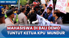 Diputus Melanggar Etik, Mahasiswa di Bali Demo Tuntut Ketua KPU Hasyim Asyari Mundur