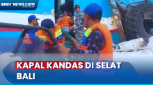 Kandas di Selat Bali, Tim SAR Evakuasi Penumpang KMP Agung Samudra XVIII