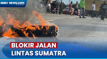 Massa Blokir Jalan Lintas Sumatra di Jambi, Protes Kecurangan Pemilu