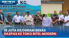 Pj Gubernur DKI Jakarta Lepas 15 Juta Kilogram Beras ke Toko Ritel Modern