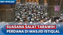 Gelar Salat Tarawih Perdana, Ribuan Jemaah Padati Masjid Istiqlal