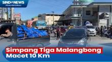 Polres Garut Lakukan Sistem One Way Imbas Simpang Tiga Malangbong Macet 10 Km