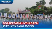 Aksi Bela Palestina, Ribuan Umat Muslim Gelar Doa Bersama di Patung Kuda Jakarta Pusat