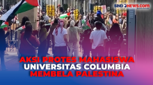 Aksi Bela Palestina Dilakukan Ratusan Mahasiswa Universitas Columbia