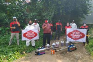 Lawan Covid-19, FRJ Semprotkan Disinfektan Setiap Hari di Jakarta