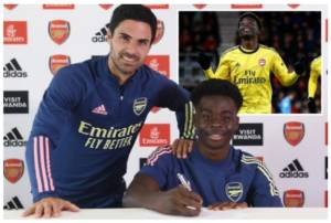 Resmi, Bukayo Saka Teken Kontrak Jangka Panjang di Arsenal