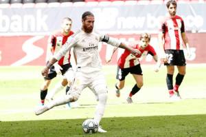 Penalti Ramos Lagi, Madrid Dekati Gelar La Liga Usai Tekuk Bilbao