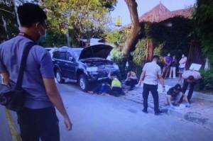 Polisi Dalami Motif Ledakan Mobil Pajero di Menteng