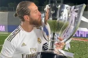Beri Gelar LaLiga, Ramos Diyakini Bakal Pensiun di Real Madrid