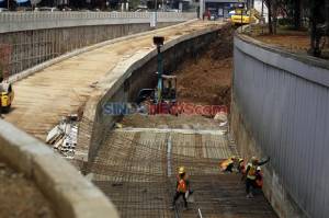 Ditargetkan Selesai Akhir Tahun 2020, Pembangunan Underpass Senen Sudah 70%