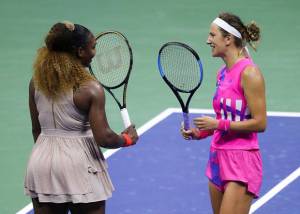Robohkan Serena Williams, Azarenka Bentrok Naomi Osaka di Final