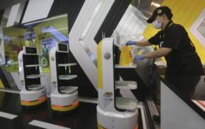 Robot Kapsul Bantu Layani Restoran di Korea Selatan