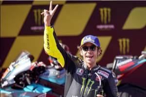 Rossi Jalani Balapan Ke-350 di MotoGP Catalunya dari Baris Pertama