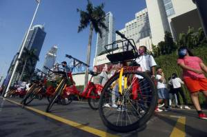 173 Sepeda Sewa di Ibu Kota Ikut Jadi Sasaran Perusakan