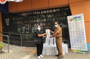 MNC Peduli Salurkan Makanan untuk Petugas di Empat Puskesmas di Jakarta