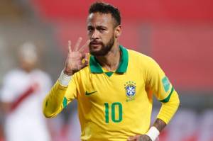 Cetak Hattrick, Neymar Lampaui Rekor Ronaldo di Timnas Brasil