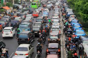 Ada Penyempitan Jalan, Margonda Mengalami Kemacetan