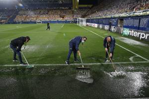 Hujan Lebat, Laga Kandang Villarreal di Liga Europa Ditunda